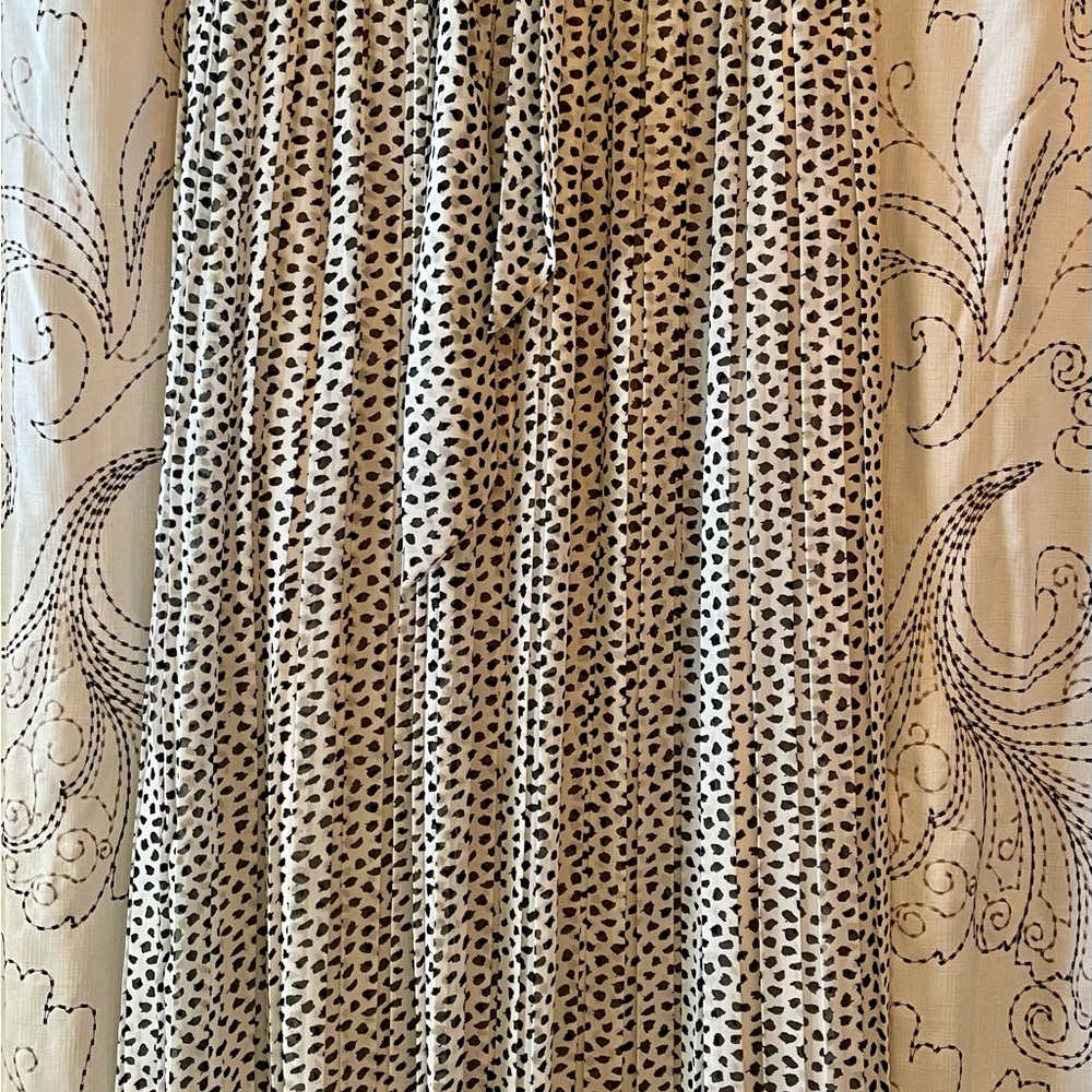 Joie Black & Cream Patterned Maxi Skirt